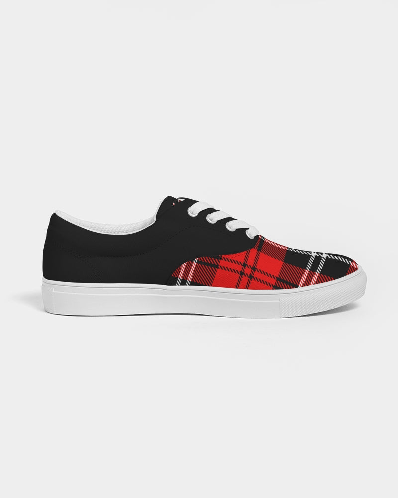 Speed Monkey Men's Flannel Lace Up Canvas Shoe