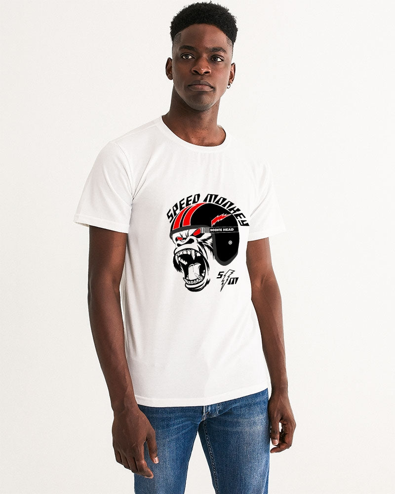 Speed Monkey Men's Retro Helmet Graphic Tee