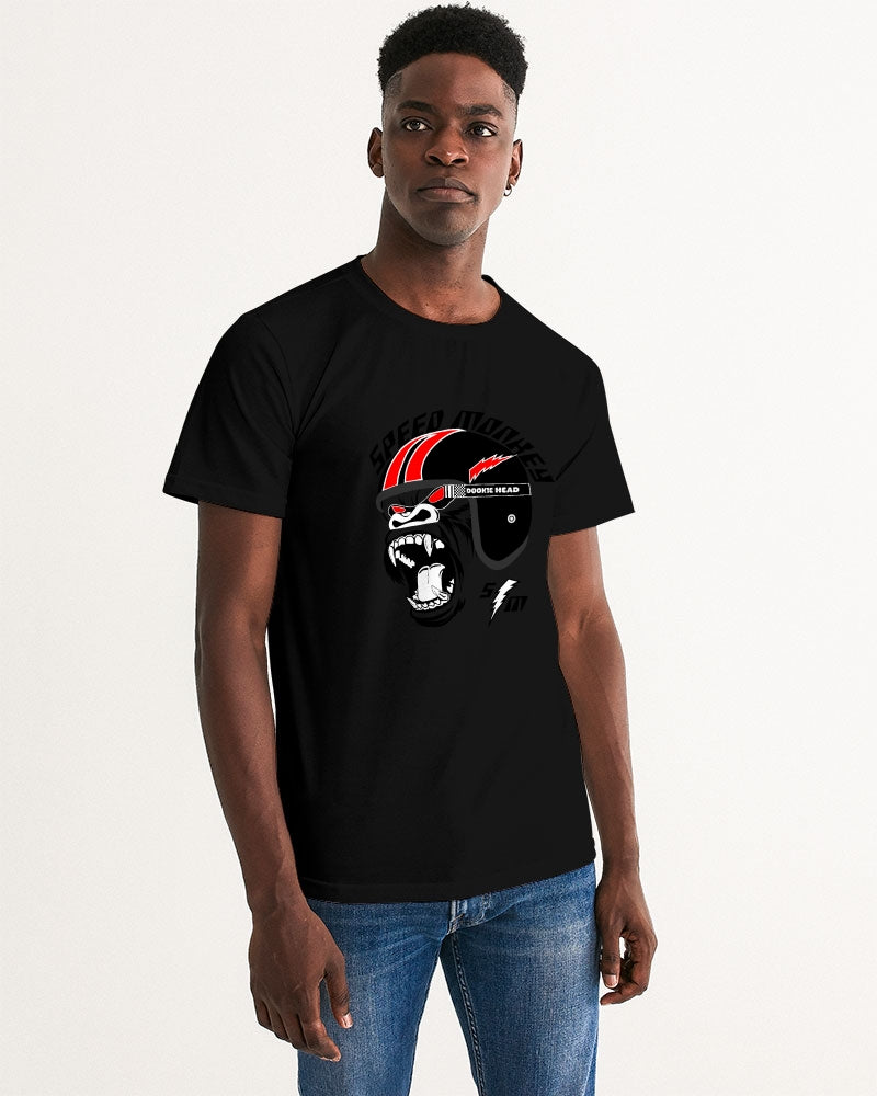 Speed Monkey Men's Retro Helmet Graphic Tee