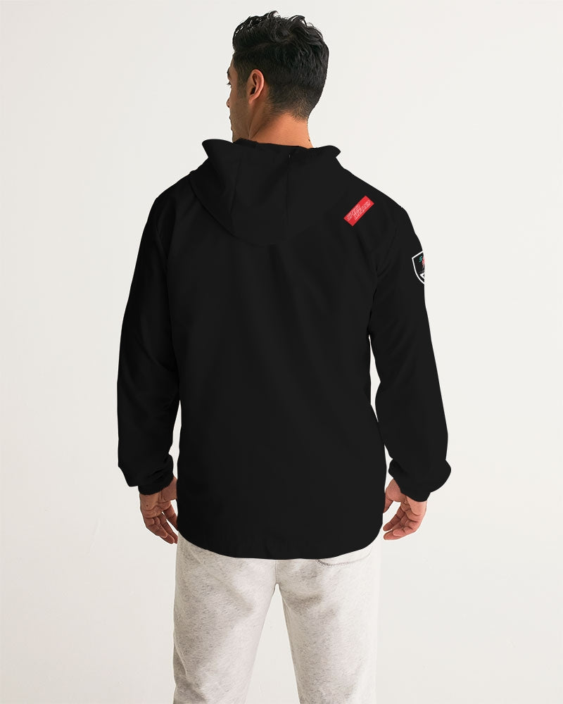 Speed Monkey Men's Black Windbreaker